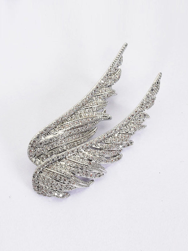 Angel Wings Feather Brooch