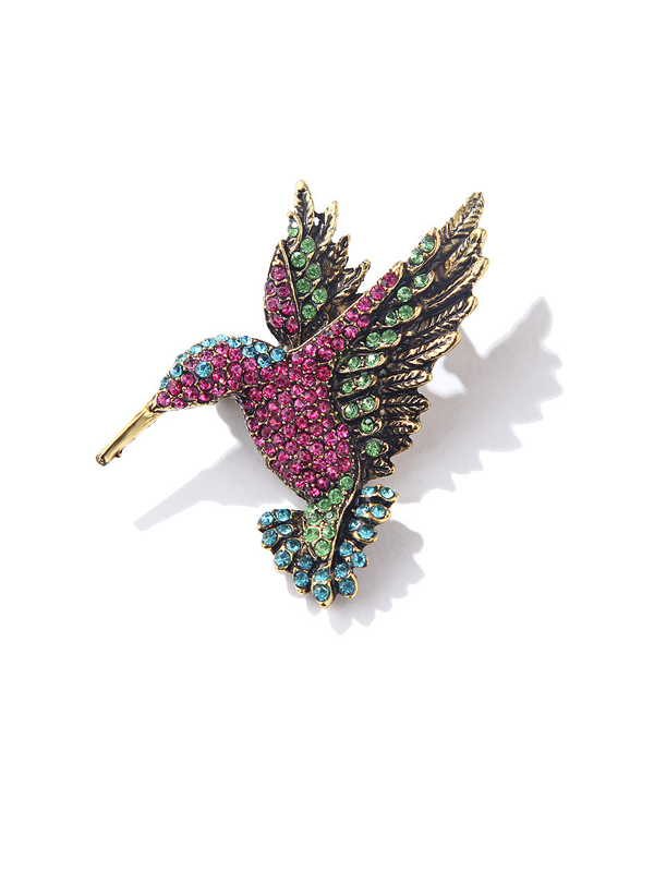 Hummingbird Brooch