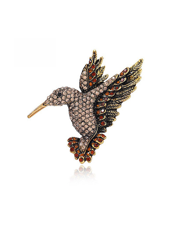 Hummingbird Brooch
