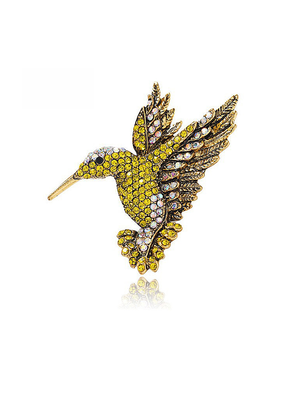 Hummingbird Brooch