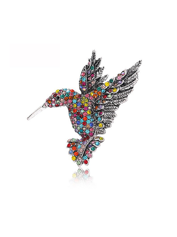 Hummingbird Brooch
