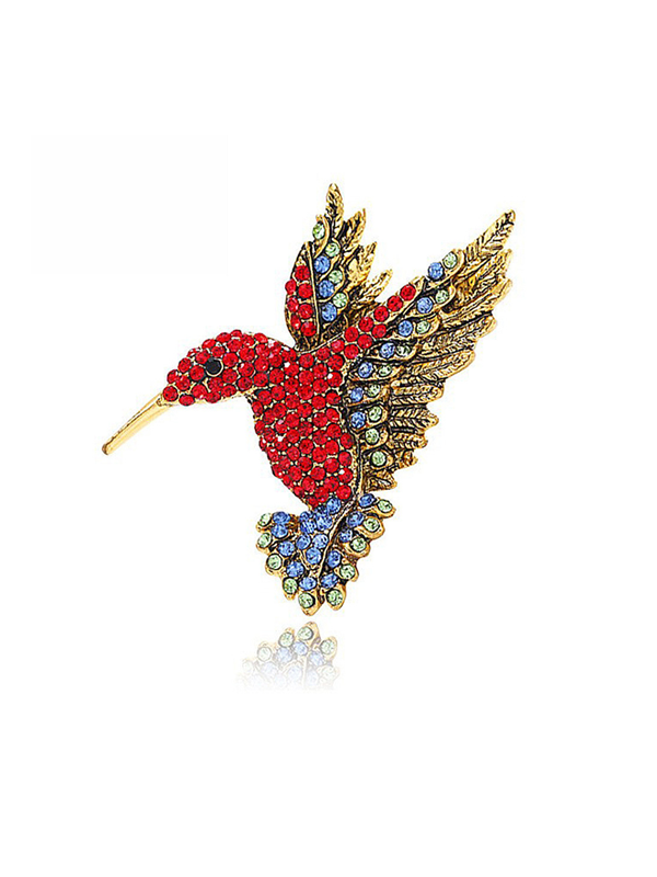 Hummingbird Brooch