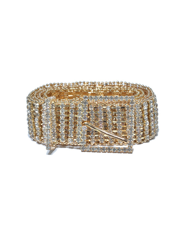 Rhinestone Inlay Decorative Strip