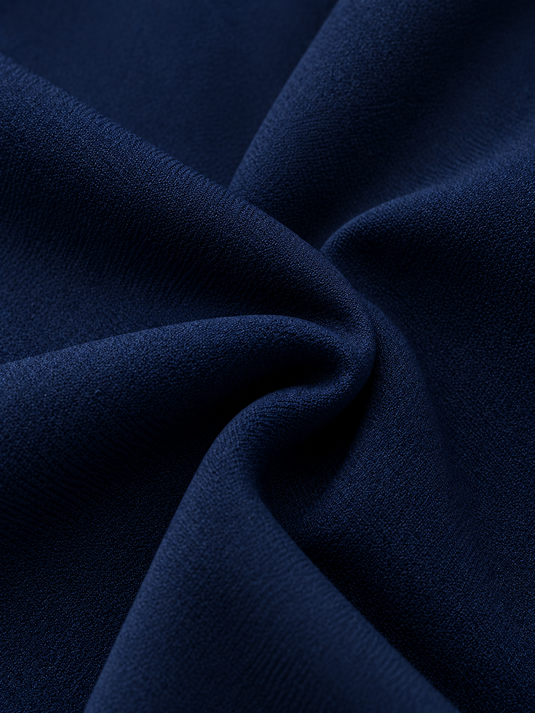 Navy Blue Shawl Collar Blazer & Vast And Cropped Tapered Pants 3-Piece Suit