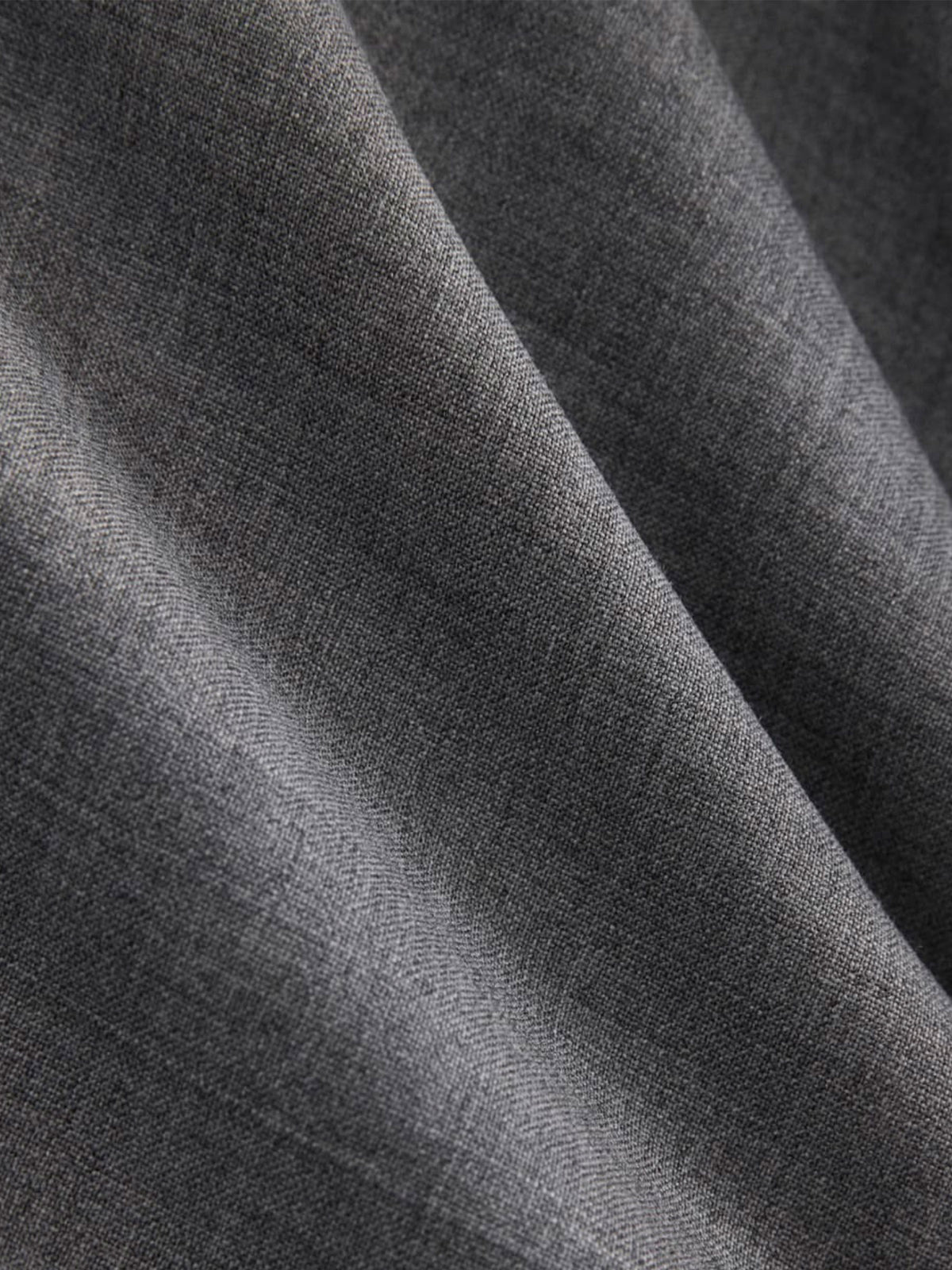 Grey Notch Lapel Blazer & Bodycon Midi Skirt Single Breasted Two Button 2-Piece Suit