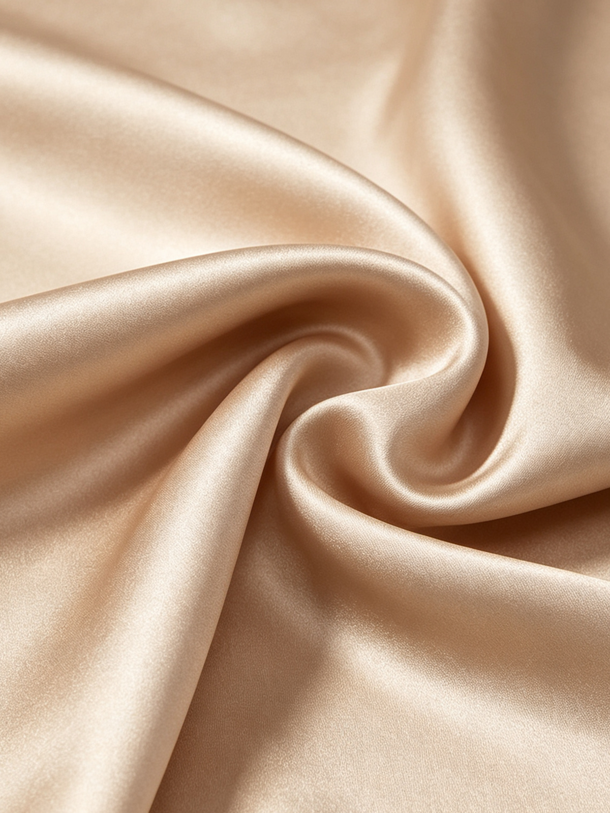 Champagne Satin Peak Lapel Blazer And High Waist Wide Leg Pants 2-Piece Suit
