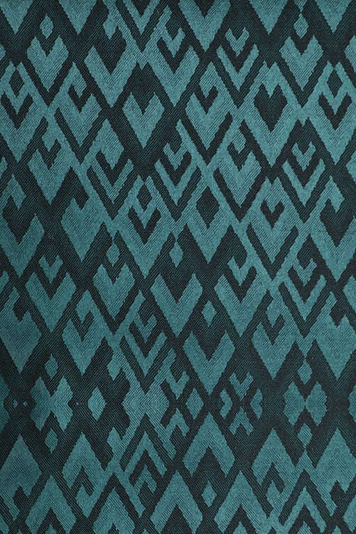 Turquoise Green V-Neck Tie Front Blazer & Wide Leg 2-Piece Suit