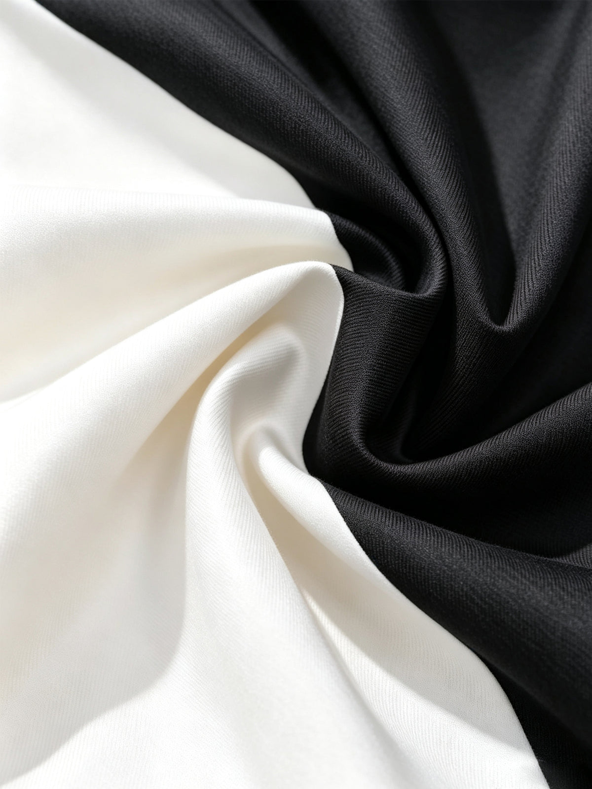 Black And White Lapel Single Breasted Blazer Dress
