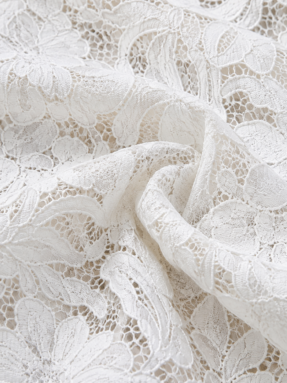 White Floral Lace Blazer