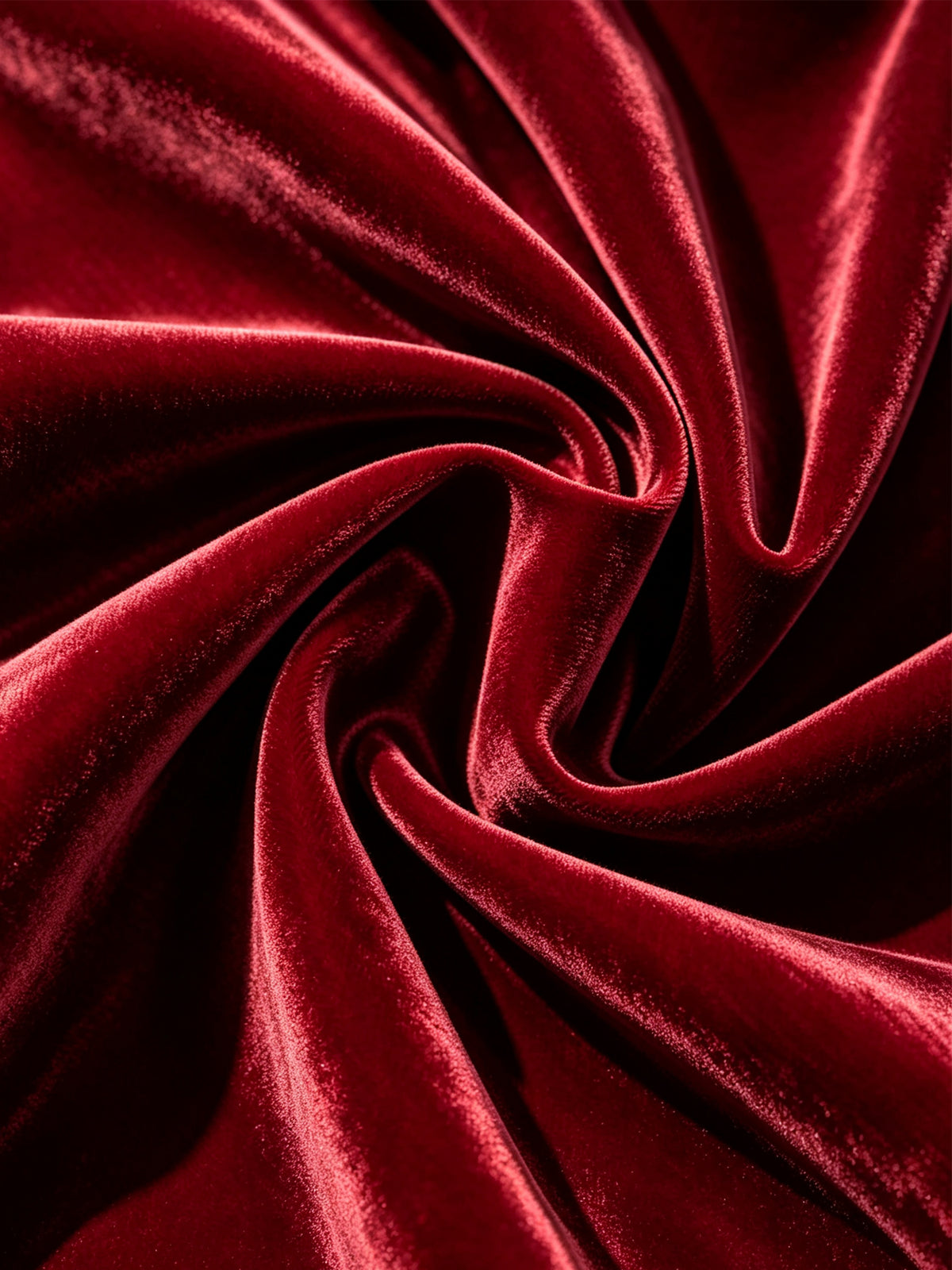 Red Velvet Blazer With Peak Lapels And Wide Leg Pants 2-Piece Suit