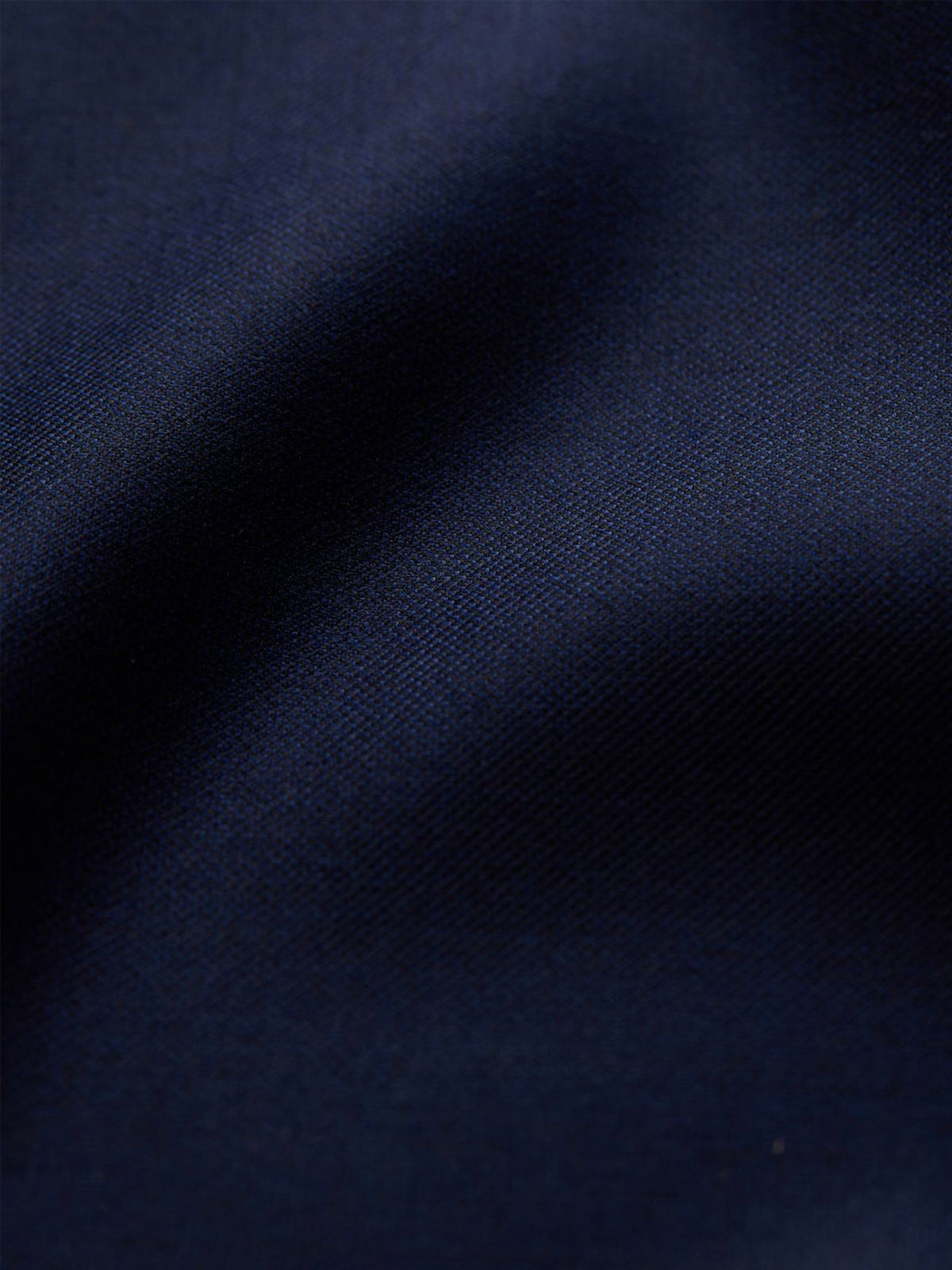 Navy Notch Lapel Blazer with White Thin Piping & Vest & Wide Leg Pants 3-Piece Suit