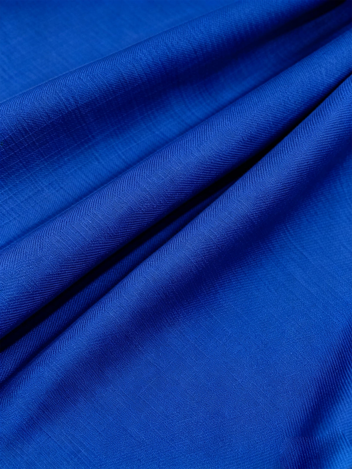 Royal Blue Double Breasted Blazer With Peak Lapels And Wide Leg Pants 2-Piece Suit