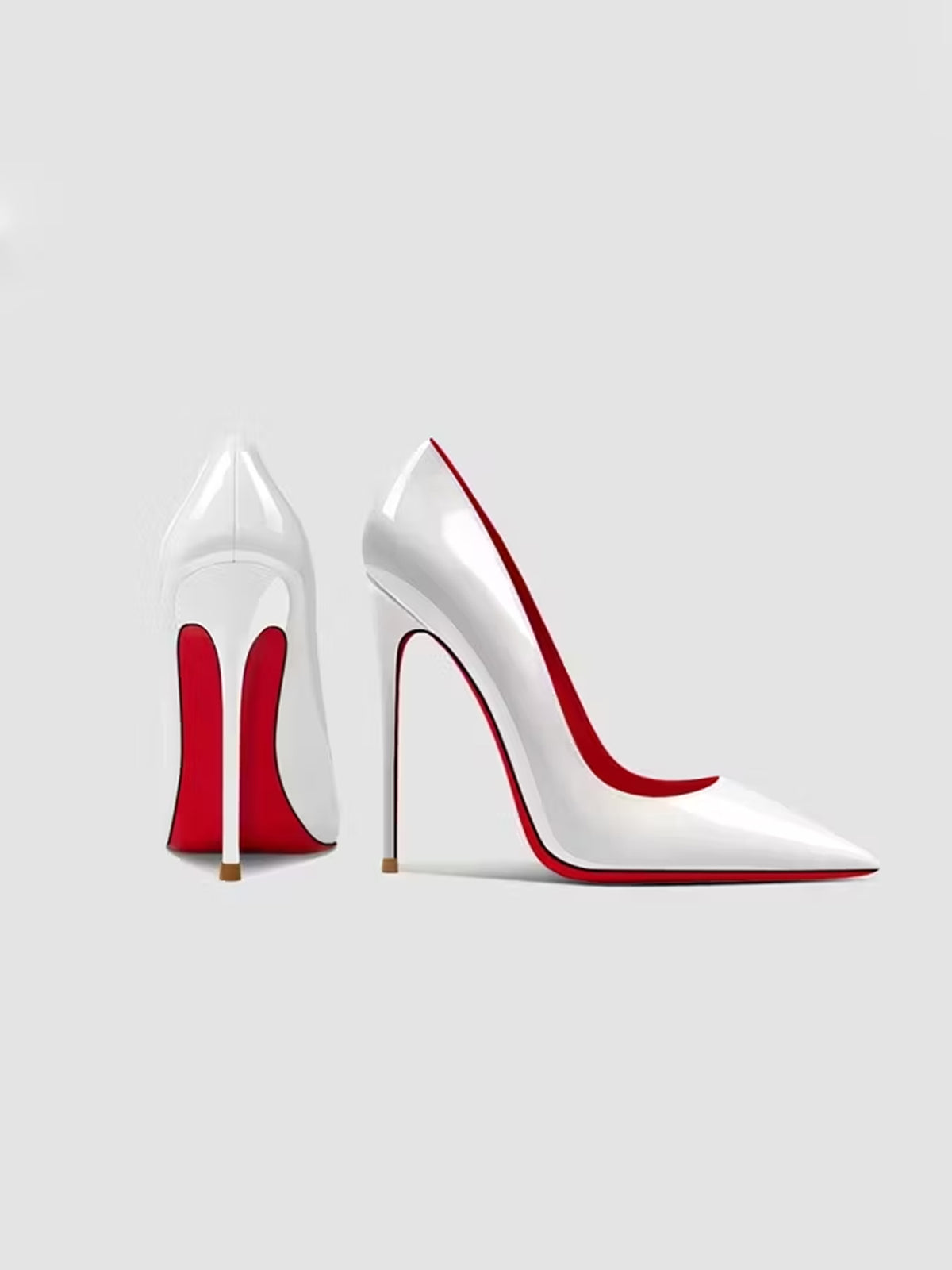 Red Bottom Stiletto Pointed High Heels