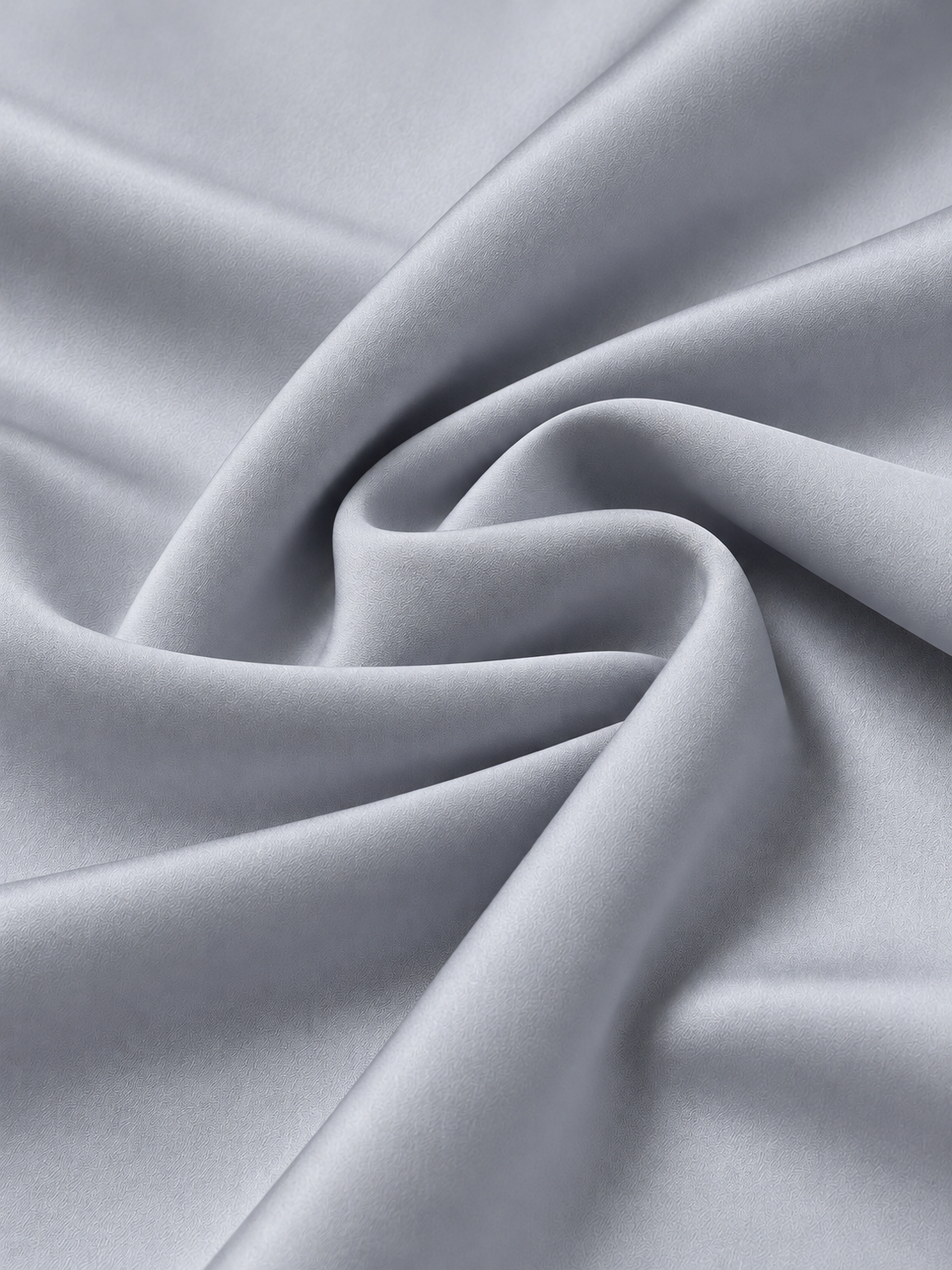 Blue Ribbon Detail Satin Shirt