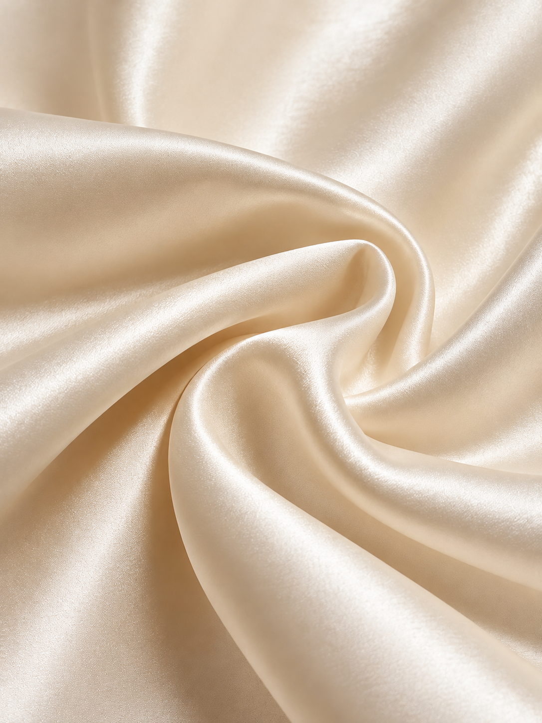 Champagne Colored Satin Halter Top