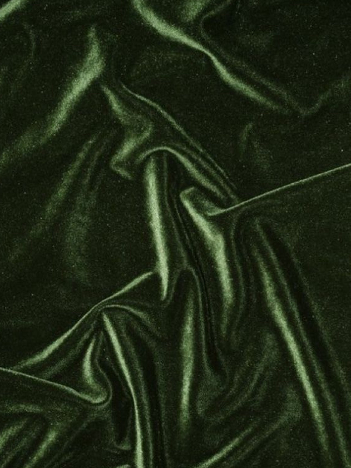 Emerald Green Velvet V-Neck Pearl Button Mermaid Dress