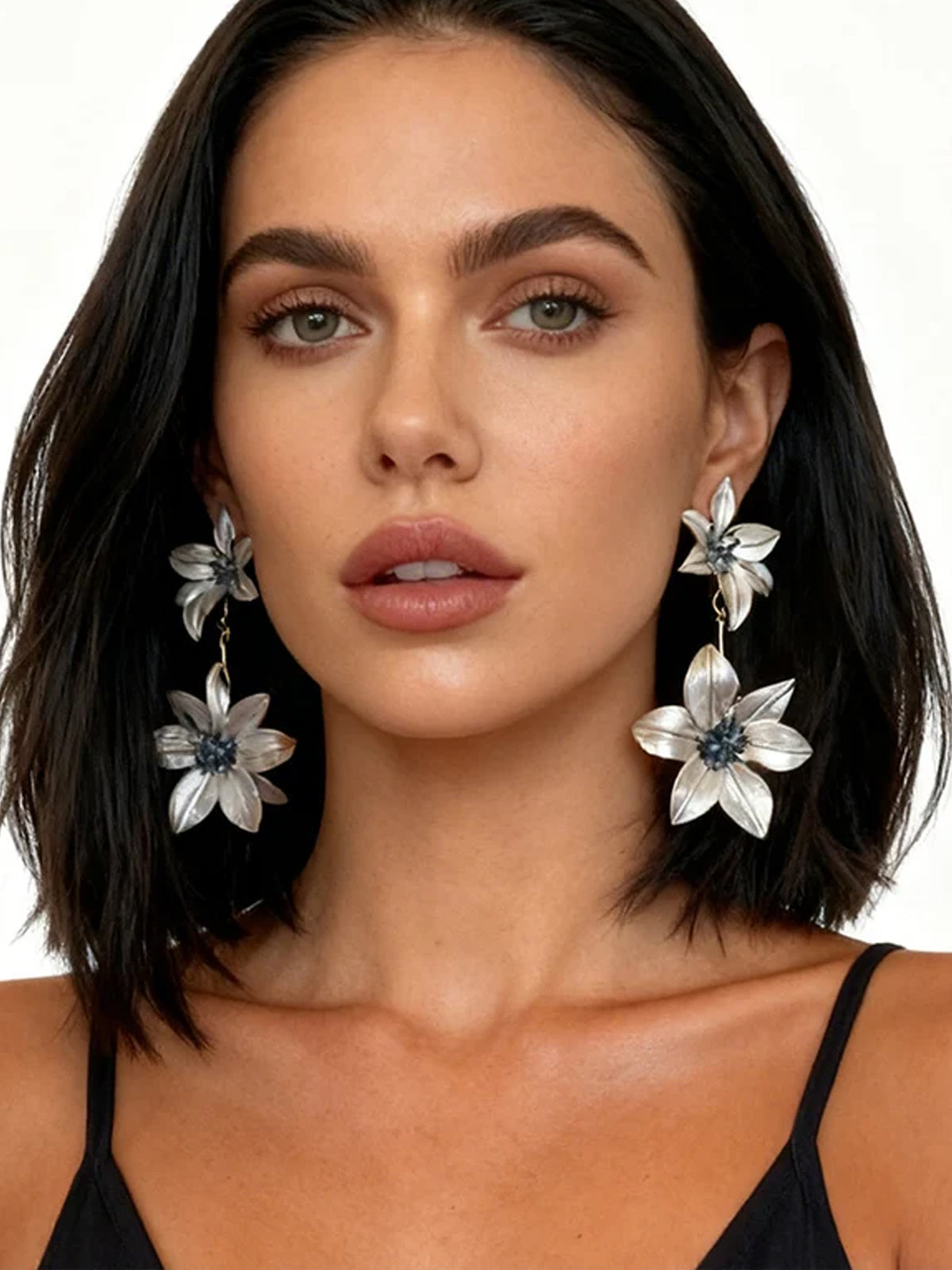 Patchwork Flower Earrings