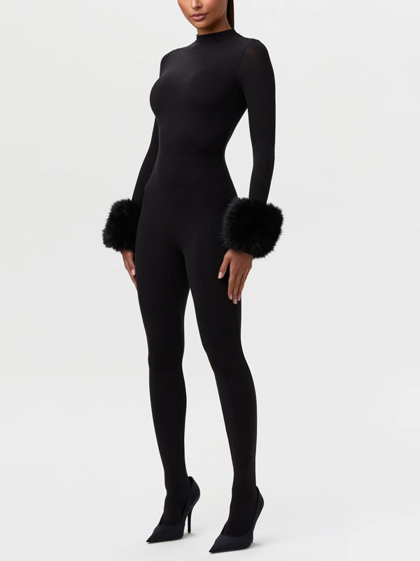 Faux Fur Plush Cuffs