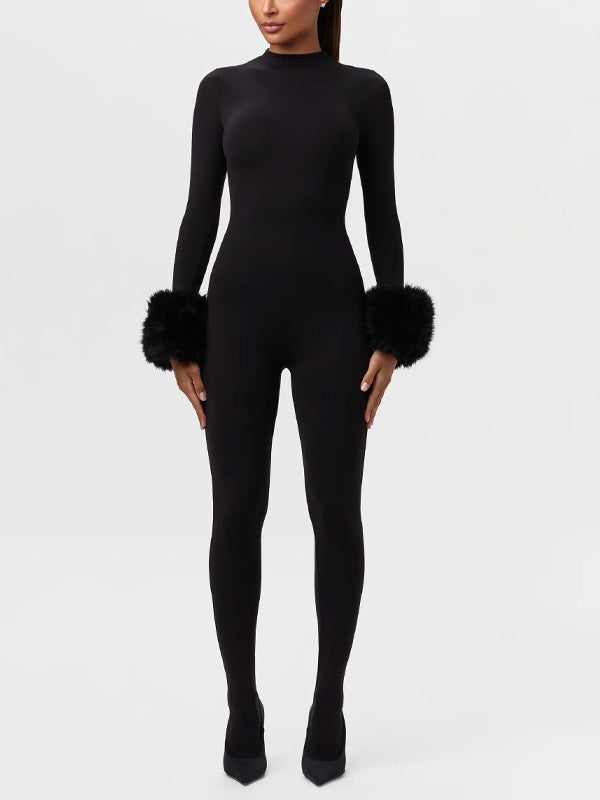 Faux Fur Plush Cuffs