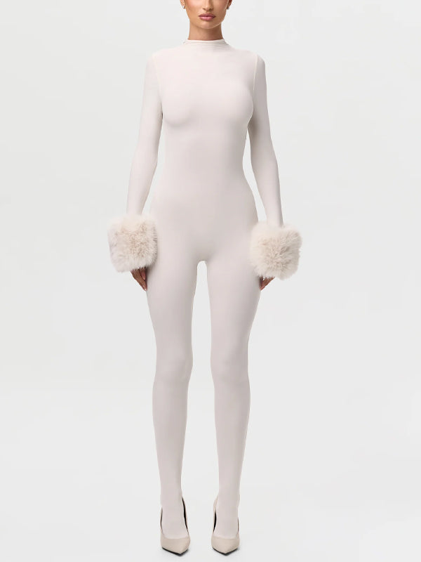 Faux Fur Plush Cuffs