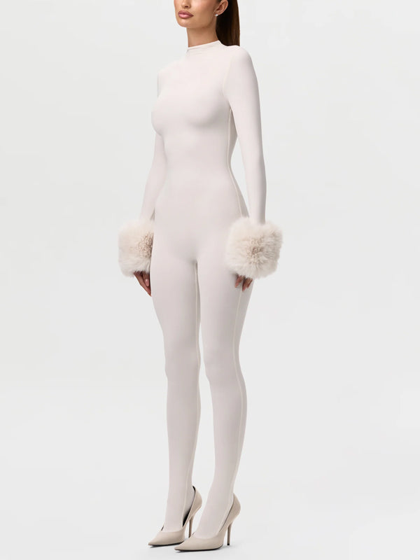 Faux Fur Plush Cuffs