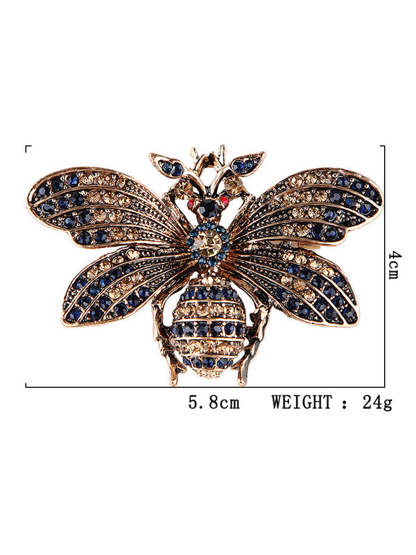 Vintage Bee Brooch High