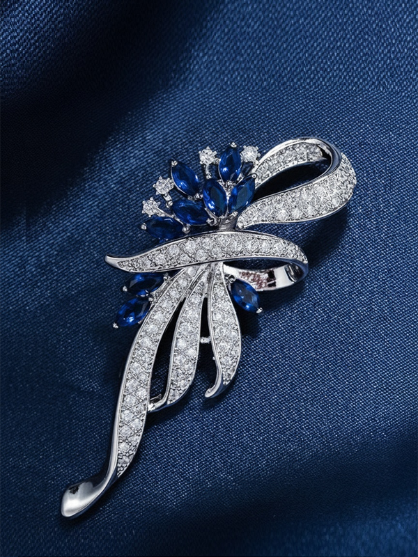 Ribbon-inspired Brooch