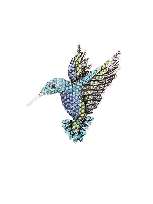 Hummingbird Brooch