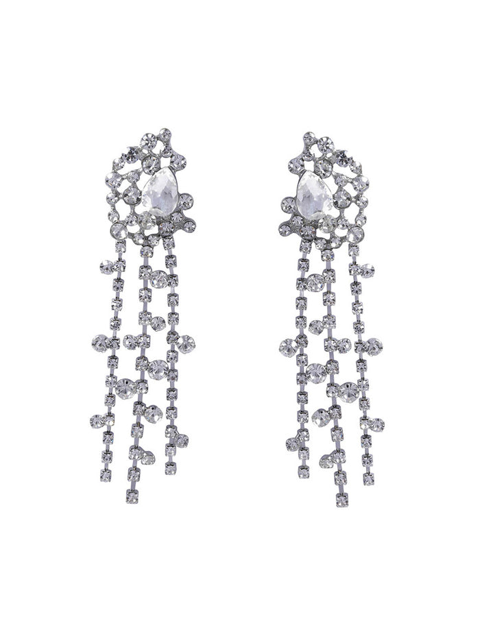 Geometric Tassel Waterfall Shaped Alloy Earrings
