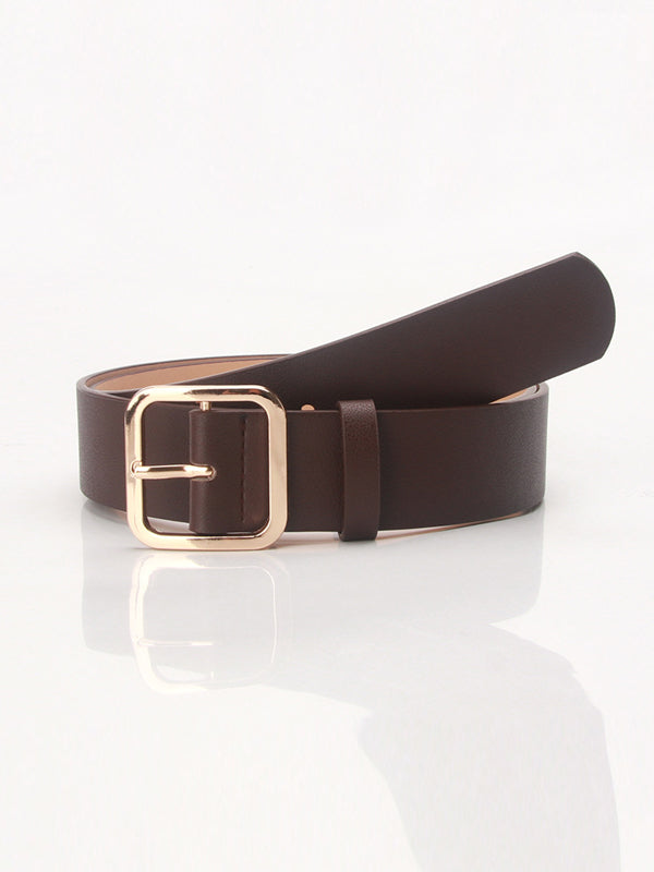 Versatile Square Buckle Belt