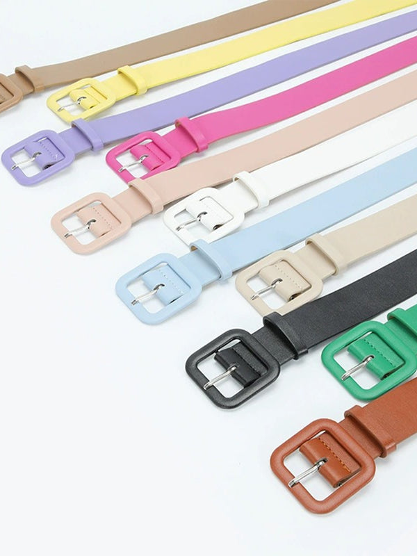 Candy Colored Wide Belt