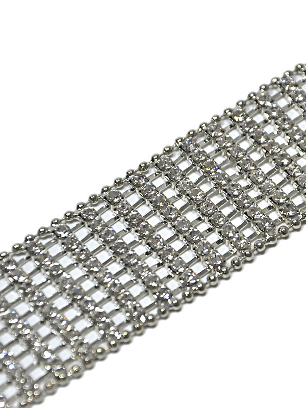 Rhinestone Inlay Decorative Strip