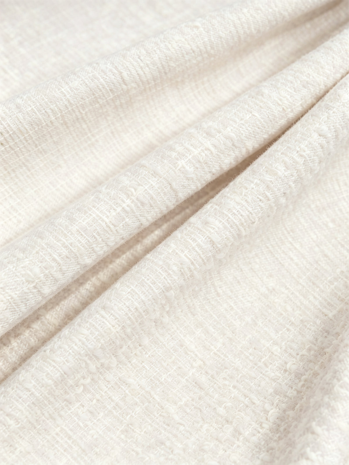 Cream-colored Single Breasted Blazer With Notch Lapels And Wide Leg Pants 2-Piece Suit