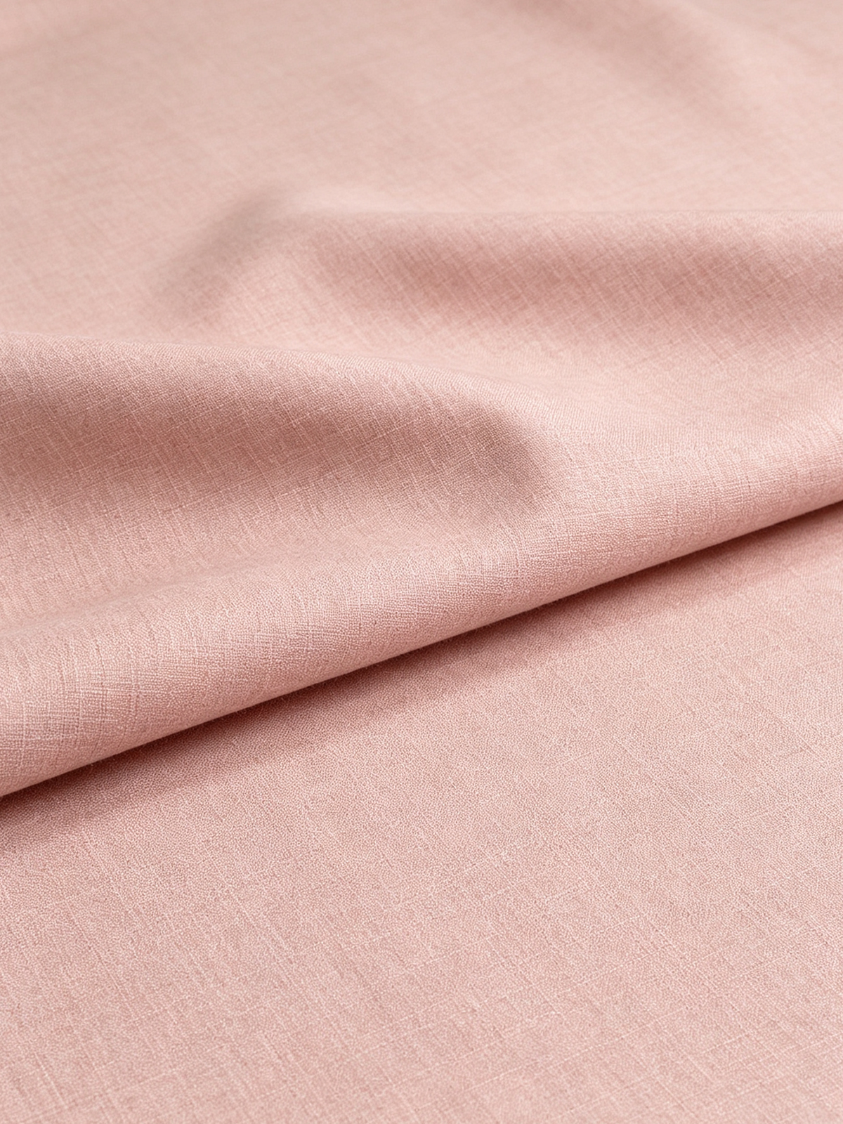Blush Pink Linen Blend Single Breasted Blazer With Peak Lapels And Wide Leg Pants 2-Piece Suit