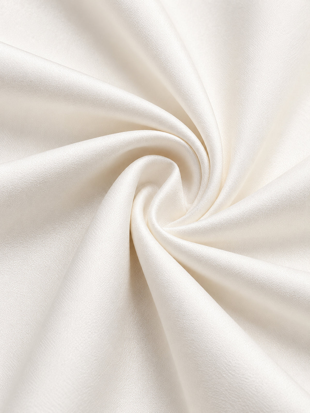 Cream Stand-Collar Tailored Blazer & Wide-Leg Trousers 2-Piece Suit