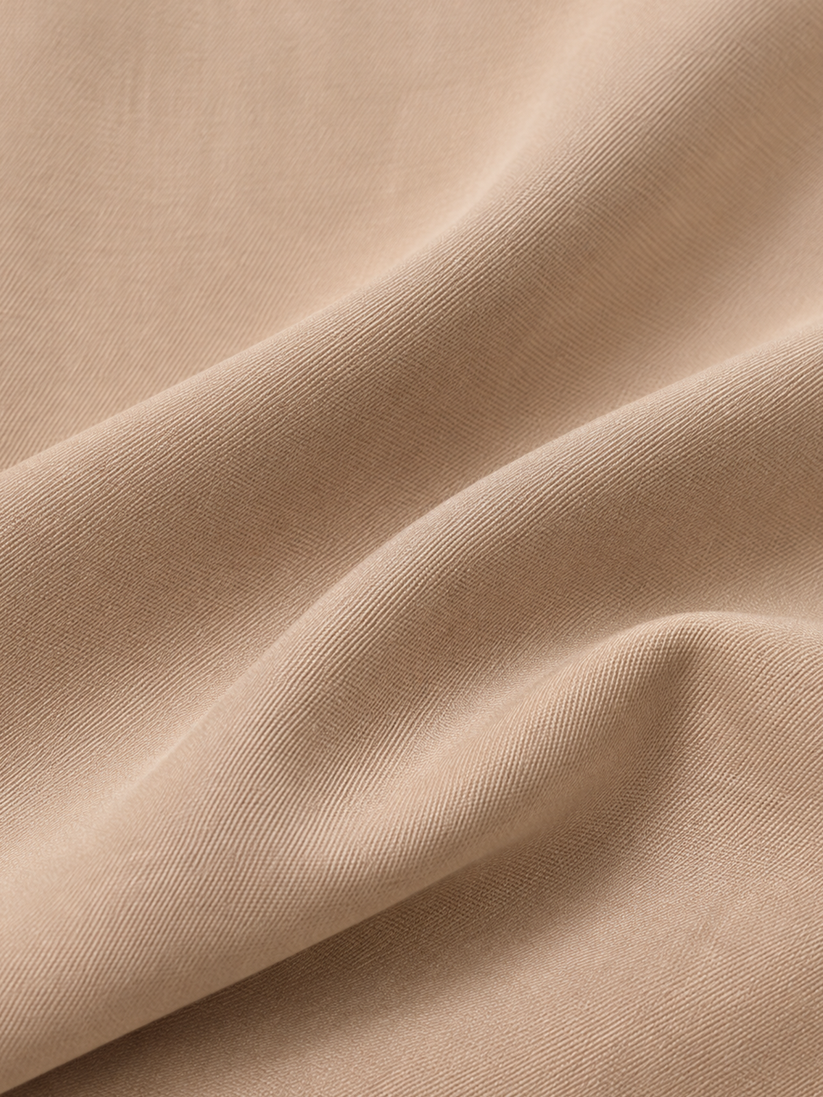 Beige Blazer With Satin Contrast Shawl Lapel And High Waist Wide Leg Pants 2-Piece Suit
