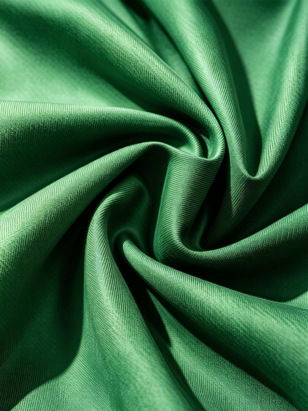 Green Peak Lapel Blazer And Wide Leg Pants 2-Piece Suit