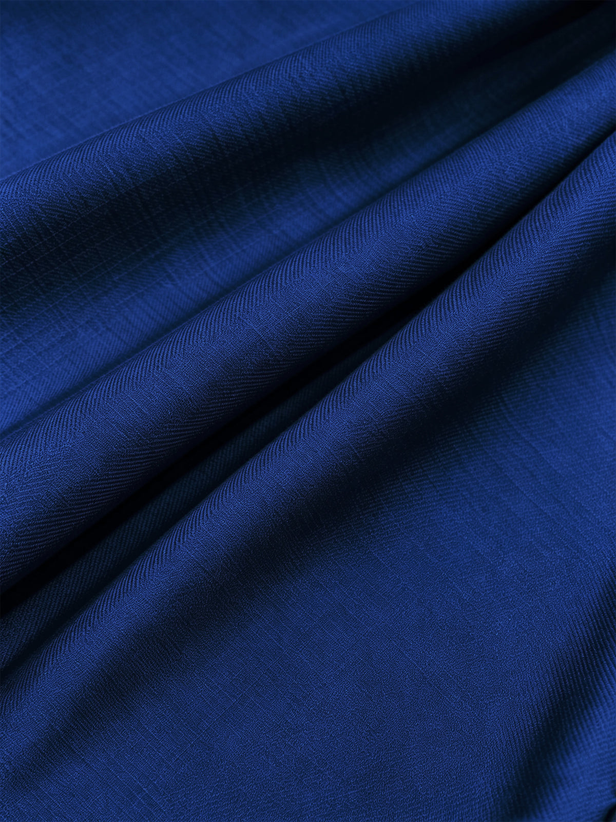 Blue Single Breasted Blazer With Peak Lapels & Vast And Tapered Pants 3-Piece Suit