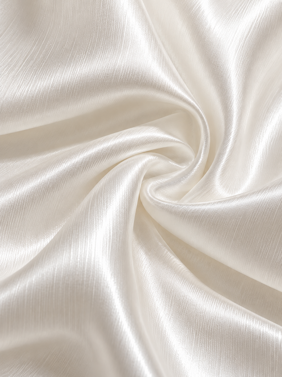 White Acetate Satin Shirt