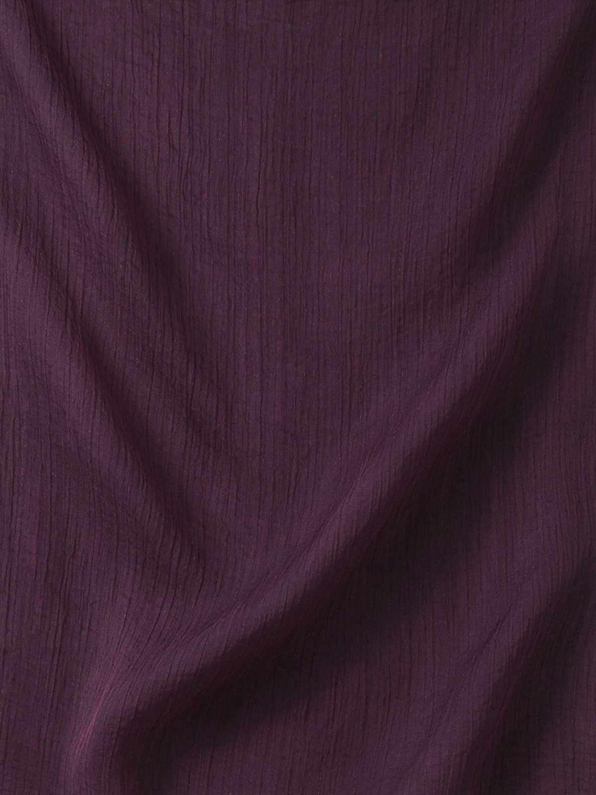 Burgundy Ruffle V-Neck Long Sleeve Blouse
