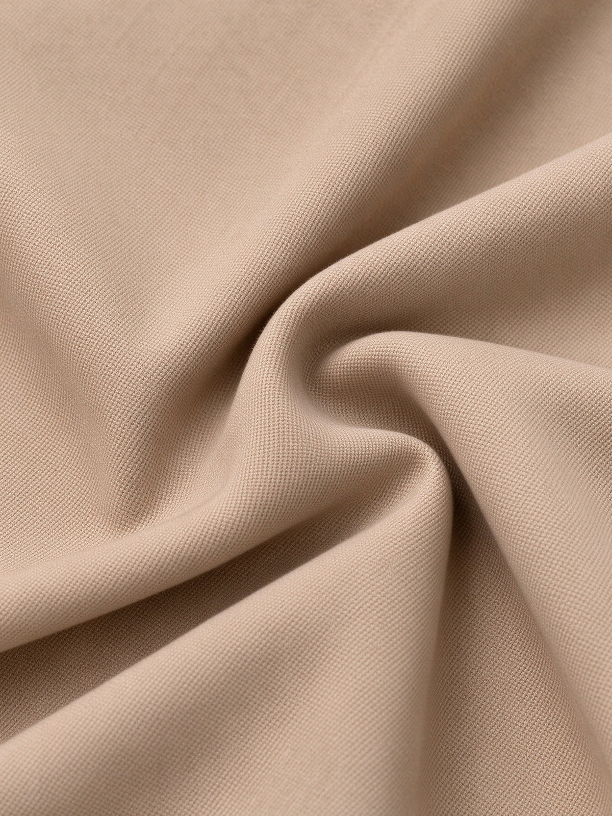 Beige Notch Lapel Blazer & Burgundy Piping Vest & Wide Leg Pants 3-Piece Suit