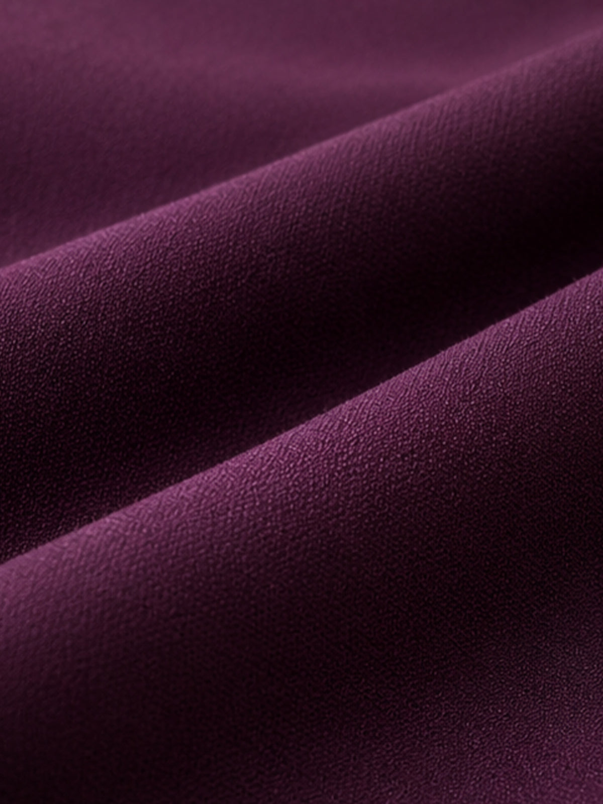 Purple Contrast Shawl Lapel Belted Asymmetrical Blazer & Wide Leg Pants 2-Piece Suit