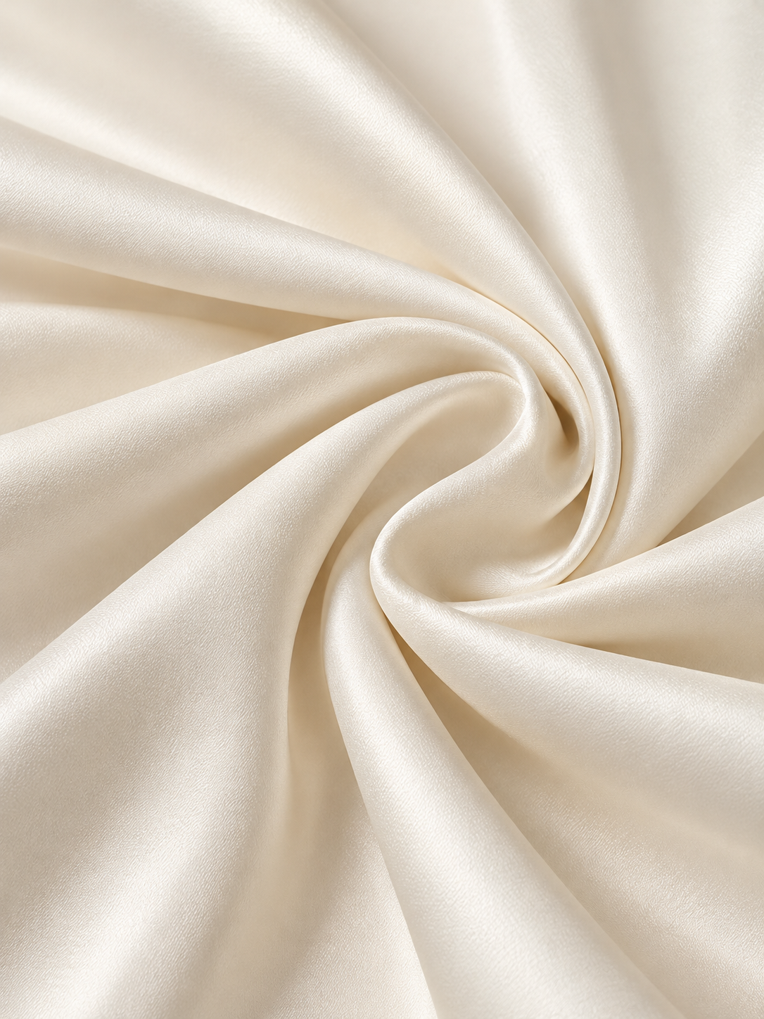 White V-Neck Satin Short Sleeved Shirt