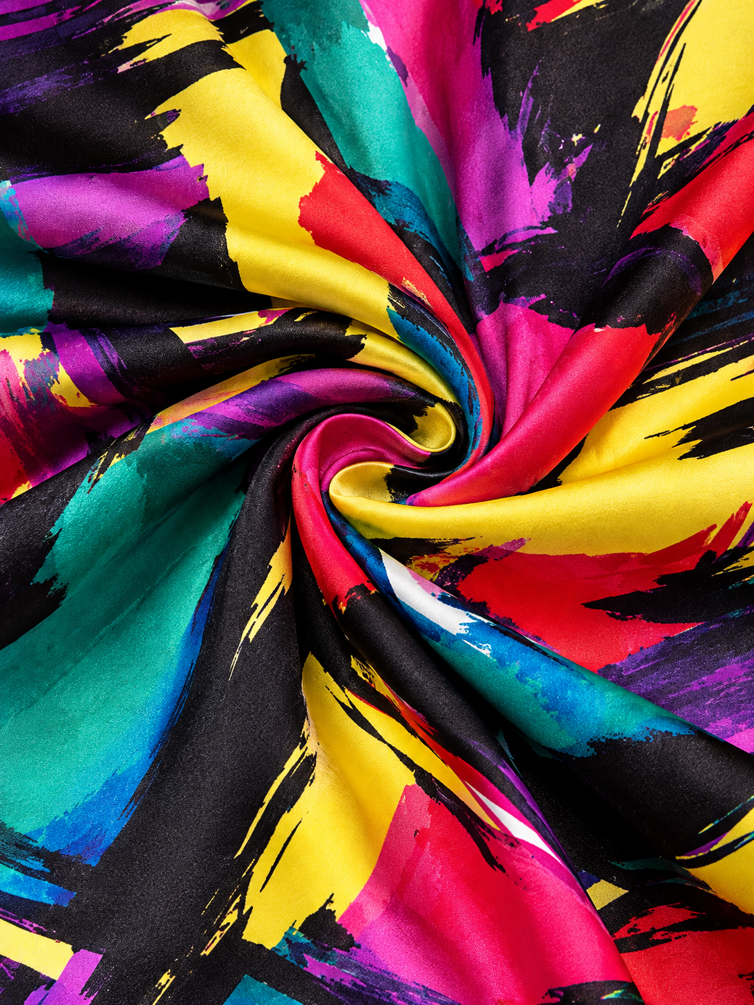 Colorful Abstract Brushstroke Prints Blazer