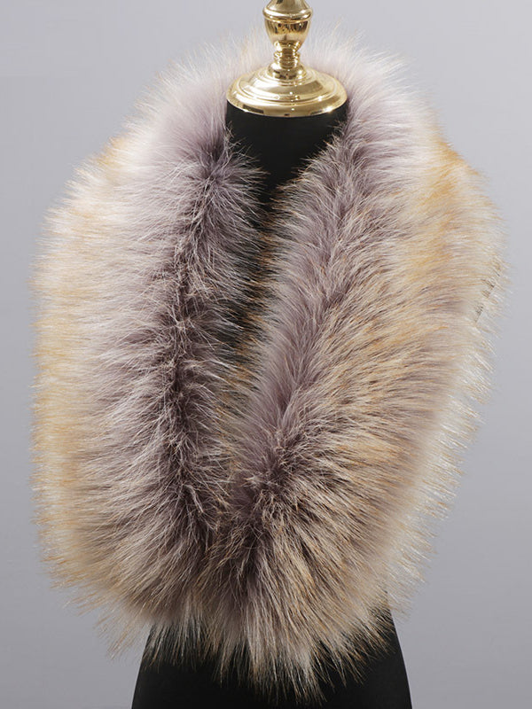 Faux Fox Fur Collar