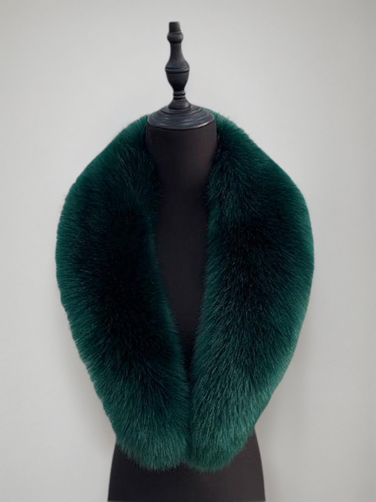 Oversized Faux Fox Fur Suit Collar Woolen Coat With Shawl Collar