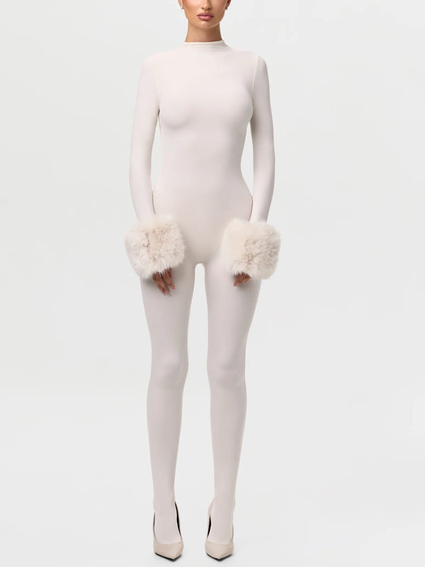 Faux Fur Plush Cuffs